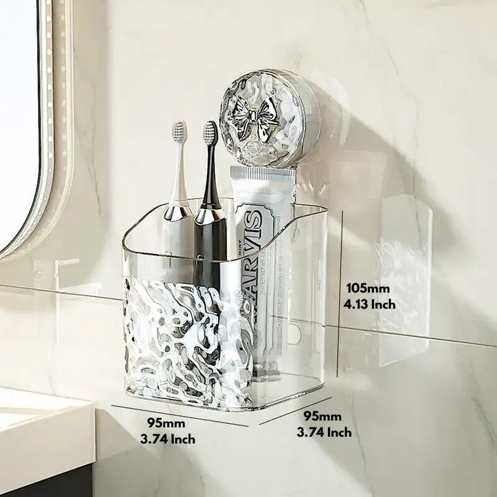 Practical wall shelf | Drill-free storage in the bathroom | Bowlift