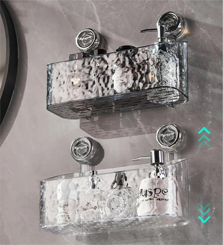 Practical wall shelf | Drill-free storage in the bathroom | Bowlift