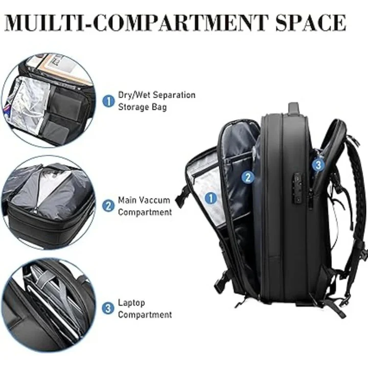 BowLift | Vacuum Travel Backpack