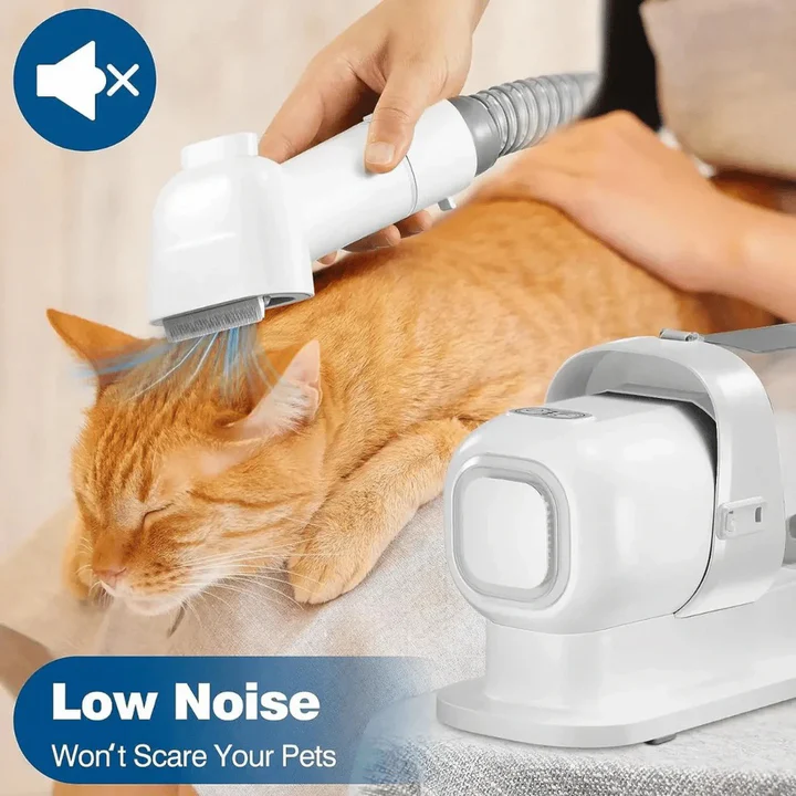 BowLift | Low-Noise Dog Grooming Vacuum with Full Pet Hair Clippers and Brush Kit