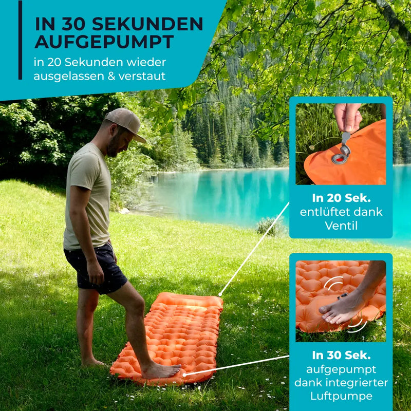 Ultra-light Sleeping Mat | Easy, Comfortable, Stress-free Setup | Bowlift