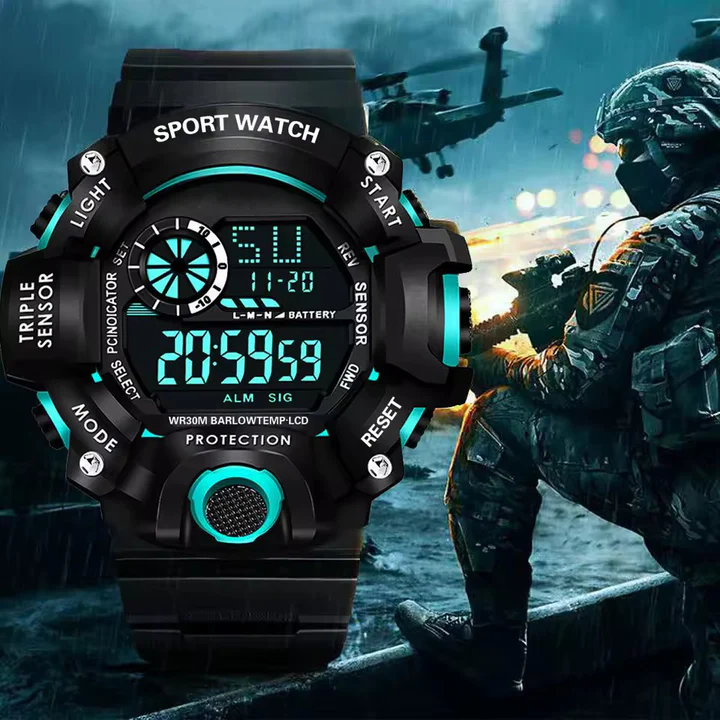 BowLift | Men's Digital Sports Watch