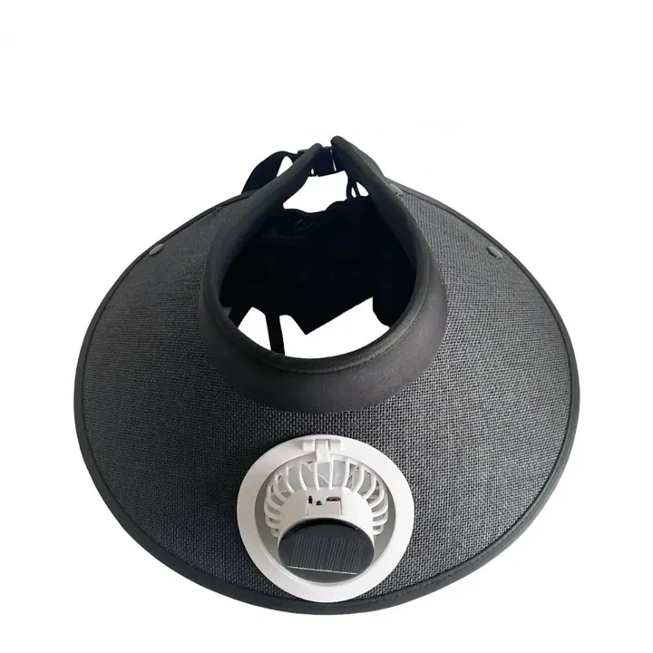 Wide Brim Sun Hat with Solar Powered Fan | Bowlift
