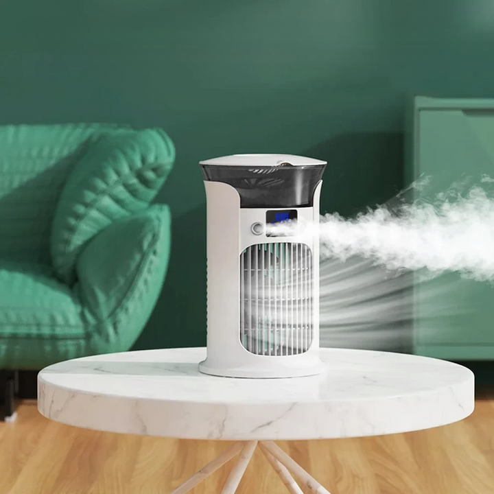 BowLift | Mini Portable Air Conditioner with LED Light and Humidifier