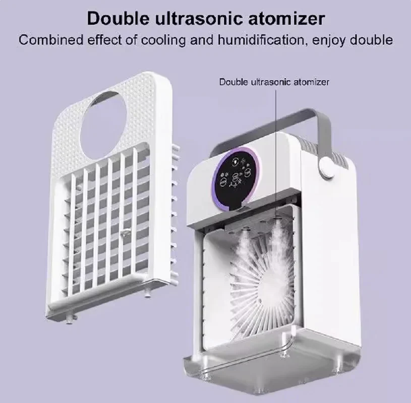 Mini Portable Air Conditioner with Touchscreen and Mist Cooling | Bowlift