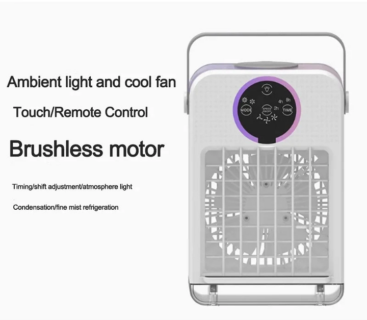BowLift | Mini Portable Air Conditioner with Touchscreen and Mist Cooling