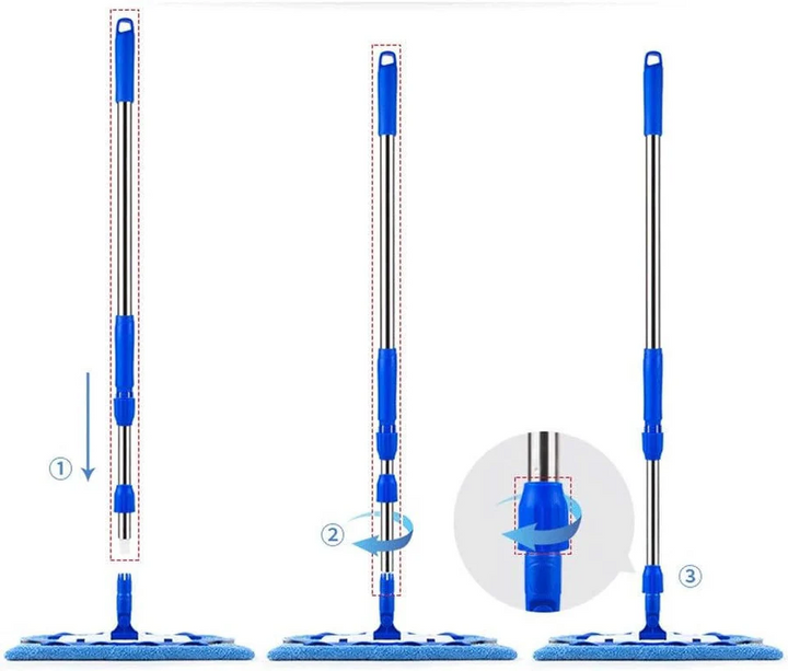 BowLift | Flat Mope with Reusable Washable Mop Cloths
