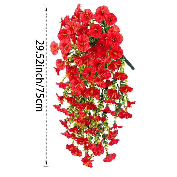 BowLift | UV Resistant Artificial Morning Glory Flower Hanging Decor