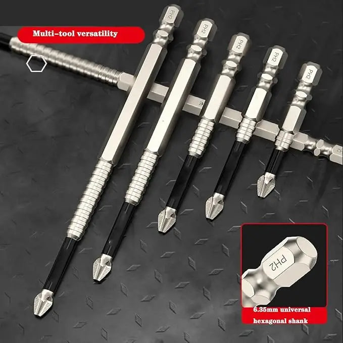 Precision Magnetic Screwdriver Bits | Secure Grip, No Slipping | Bowlift