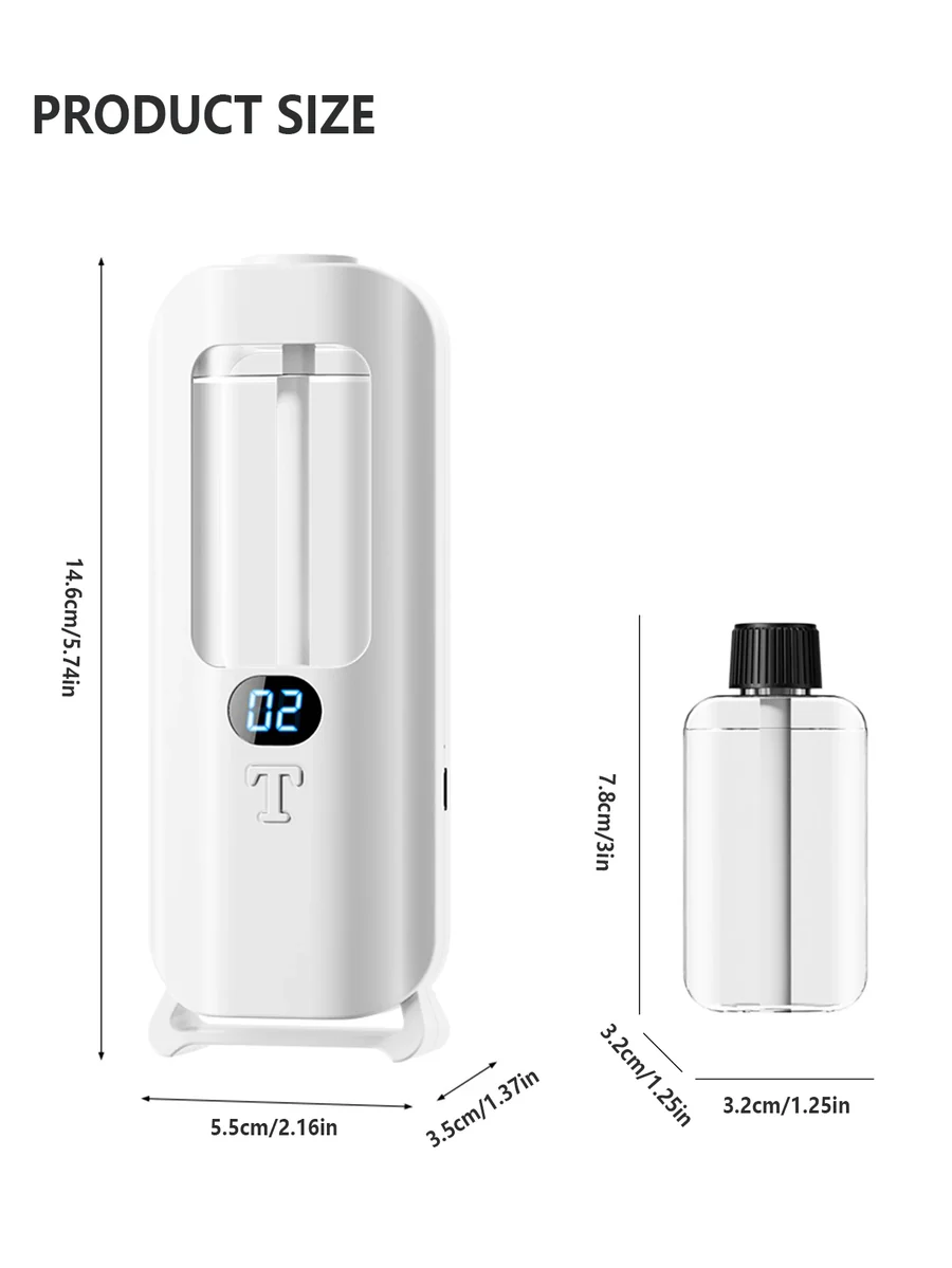 BowLift | Rechargeable Essential Oil Diffuser with 5 Spray Modes