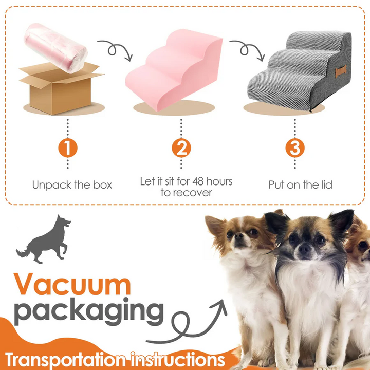 BowLift | Dog Stairs for Bed