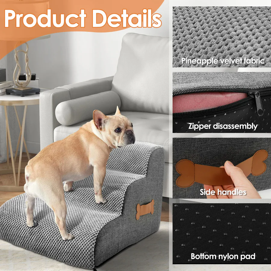 BowLift | Dog Stairs for Bed