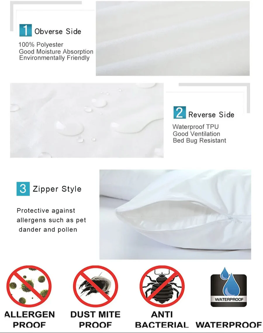 BowLift | Waterproof Pillowcase for Bed Bug Control