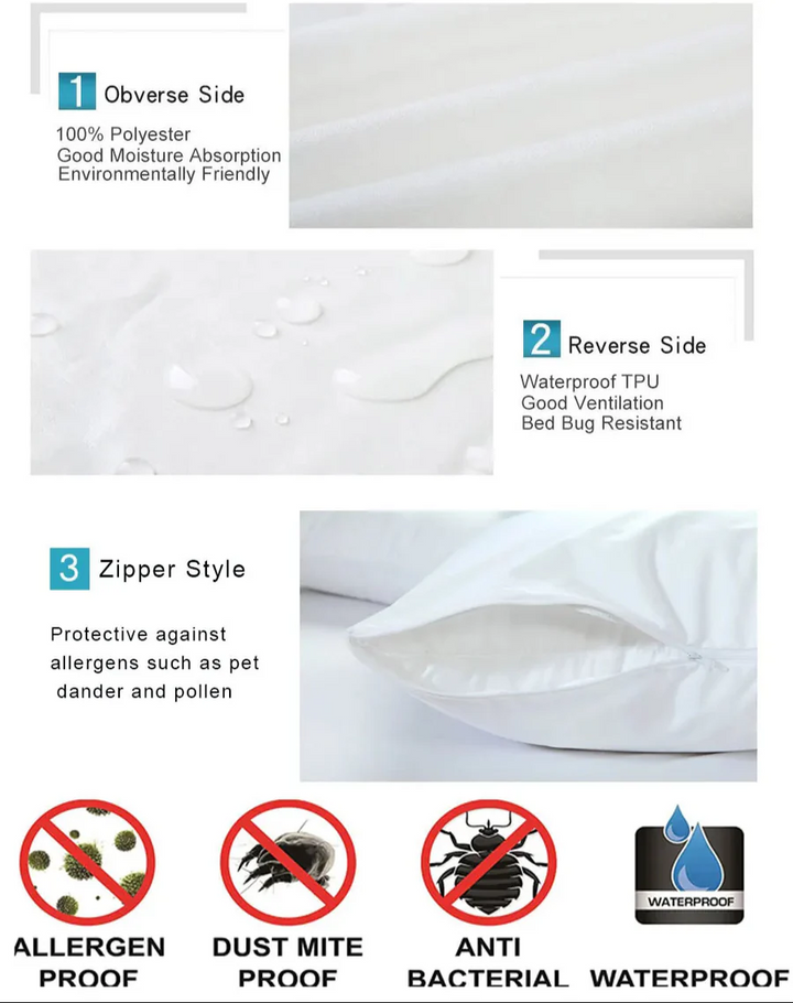 BowLift | Waterproof Pillowcase for Bed Bug Control