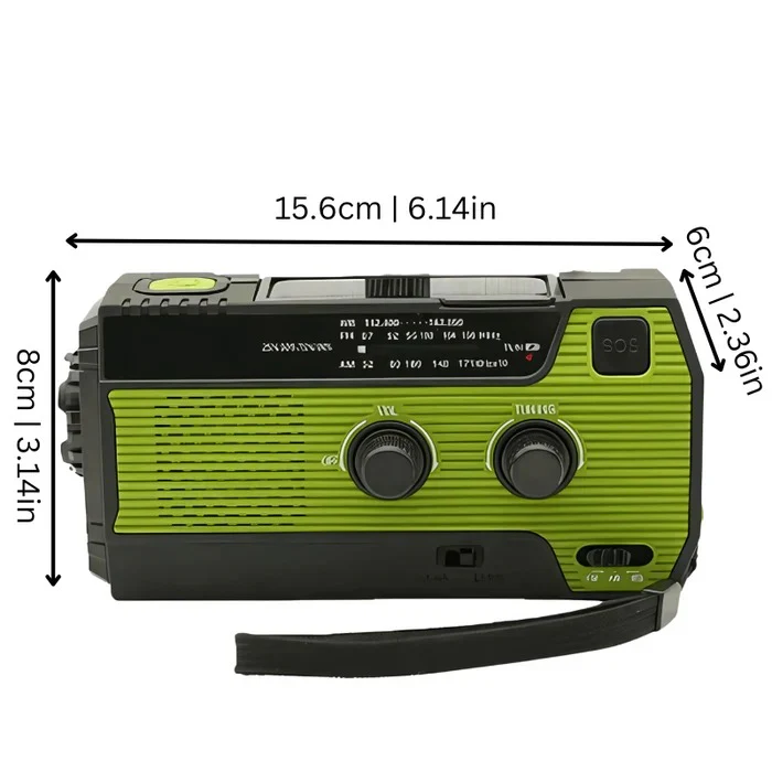 BowLift | Multi Function Emergency Radio with Flashlight and Phone Charging