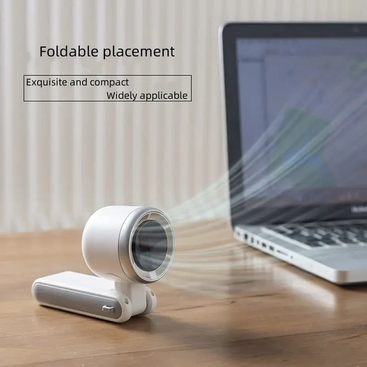 BowLift | Foldable Handheld Turbo Fan with Digital Display