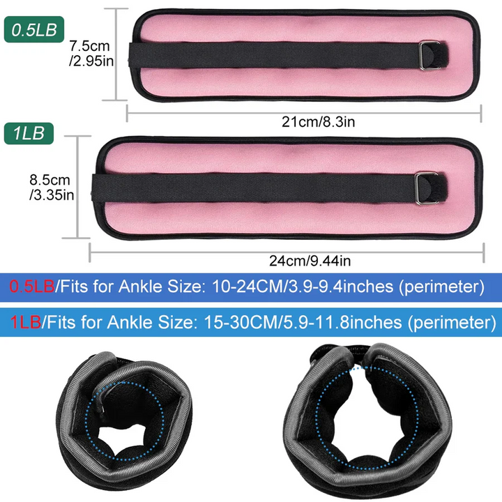 BowLift | Adjustable Ankle and Wrist Weights