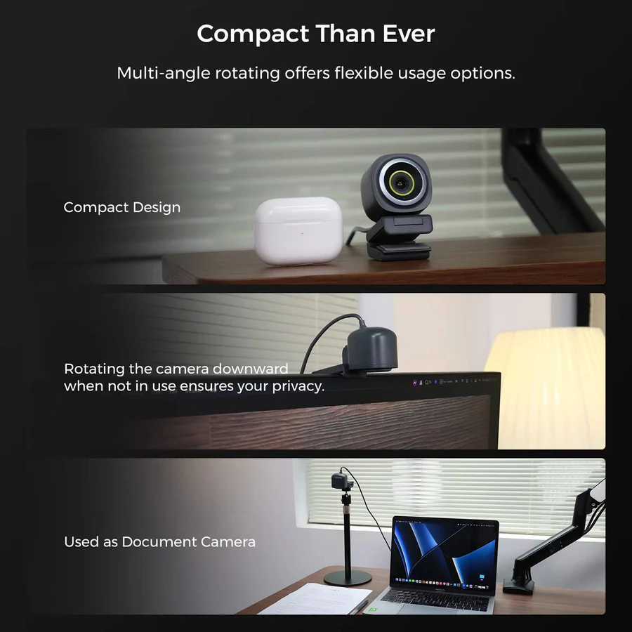 BowLift | 4K, 60fps Webcam for Streaming and Video Calls