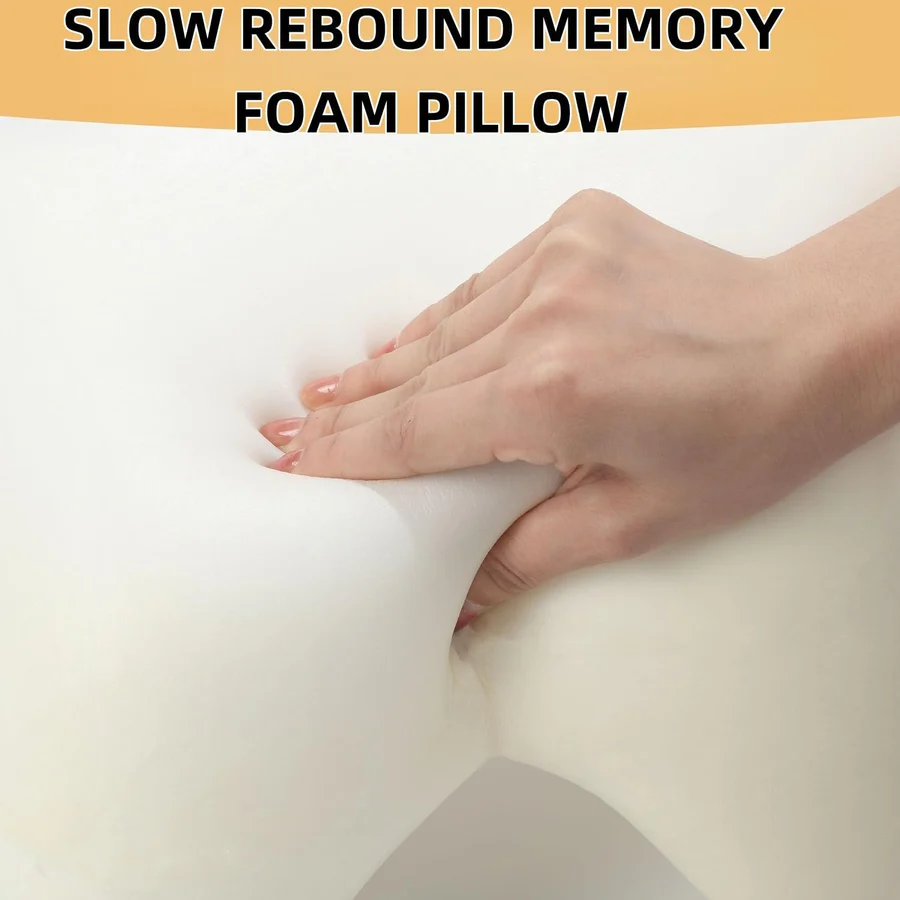 BowLift | Orthopedic Couple Pillow | Arm Tunnel Cuddle Design | Memory Foam