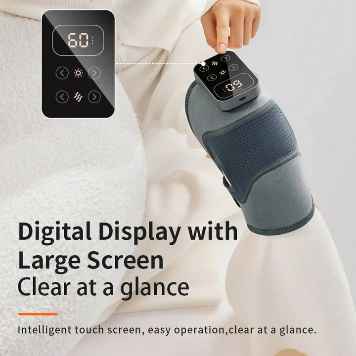 BowLift | Cordless Knee Massager with Heat Vibration for Pain Relief