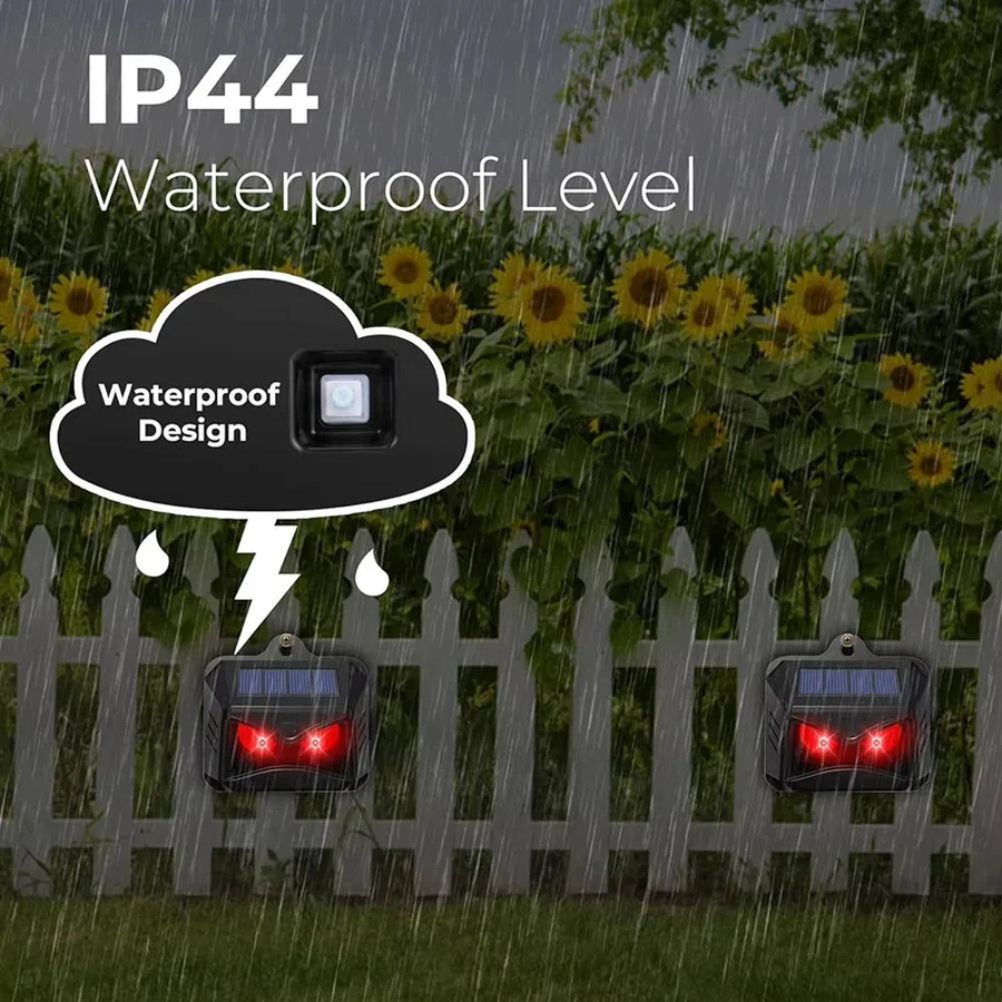 BowLift | 2pcs Solar Powered Ultrasonic Animal Repellent