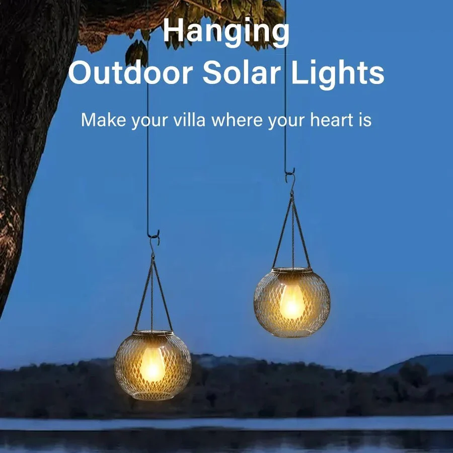 BowLift | Outdoor Solar Hanging Lantern
