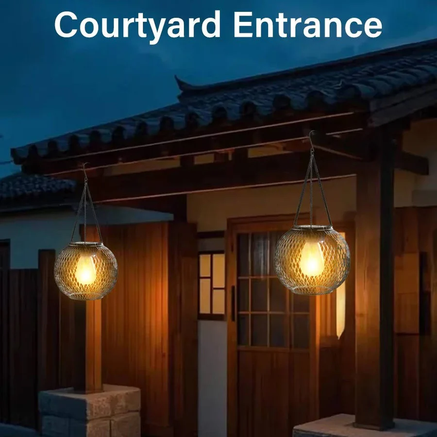 BowLift | Outdoor Solar Hanging Lantern