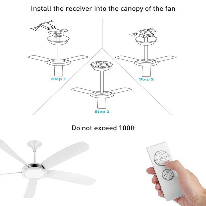 BowLift | Universal Ceiling Fan Remote