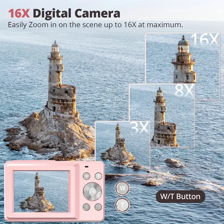 BowLift | Compact Digital Camera with Retro Design