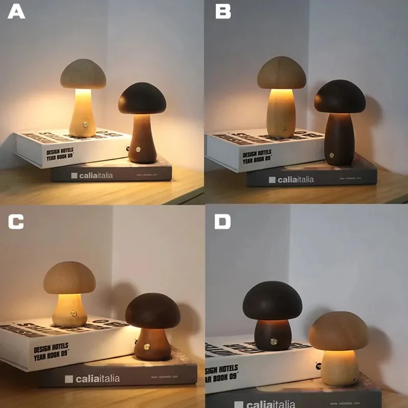 BowLift | Mushroom Night Light Bedside Lamp