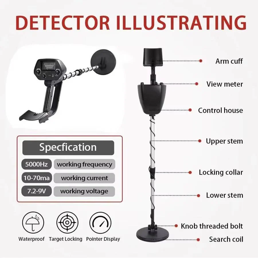 BowLift | Underground Metal Detector with Search Coil