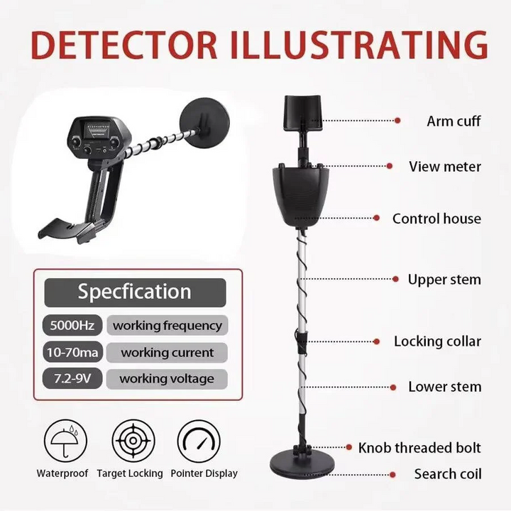 BowLift | Underground Metal Detector with Search Coil