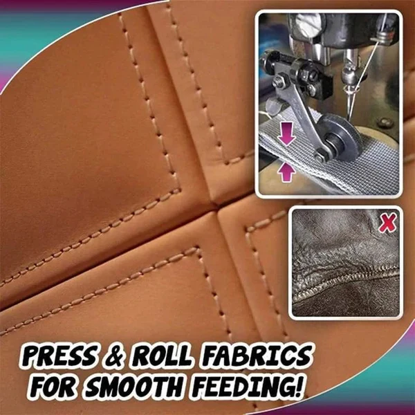 BowLift | Leather Roller Presser Foot for High Shank Sewing Machines
