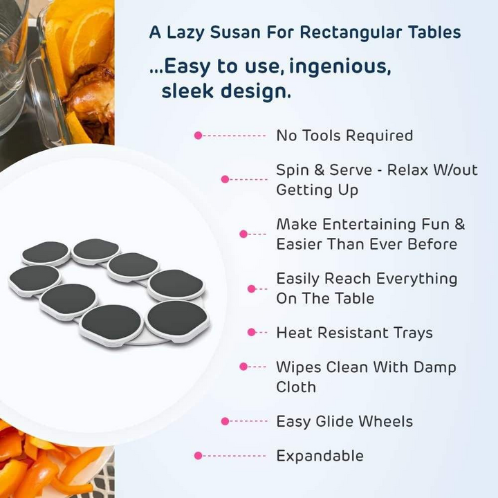 Turntable for dining tables | Enjoy your meals together with ease. | Bowlift