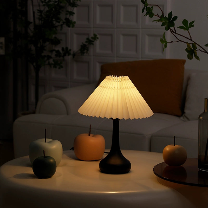 Nordic Folding Lamp with LED Light – Modern Decorative Table Lamp for Living Room & Bedroom | Bowlift