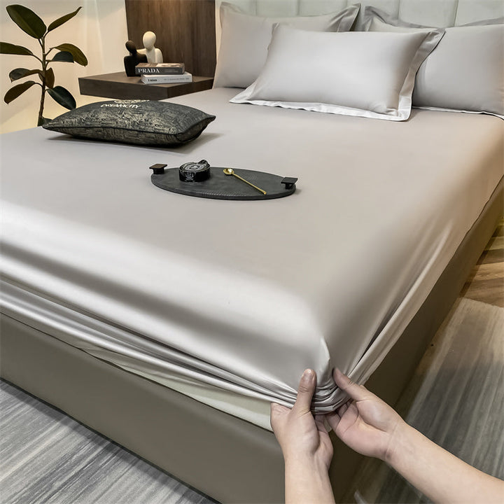 BowLift | CottonLuxe Fitted Sheet | 100% Cotton | Breathable & Skin-Friendly | Perfect Fit with All-Around Elastic