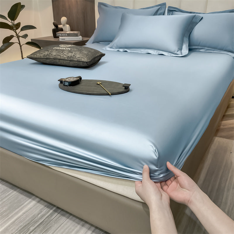 BowLift | CottonLuxe Fitted Sheet | 100% Cotton | Breathable & Skin-Friendly | Perfect Fit with All-Around Elastic