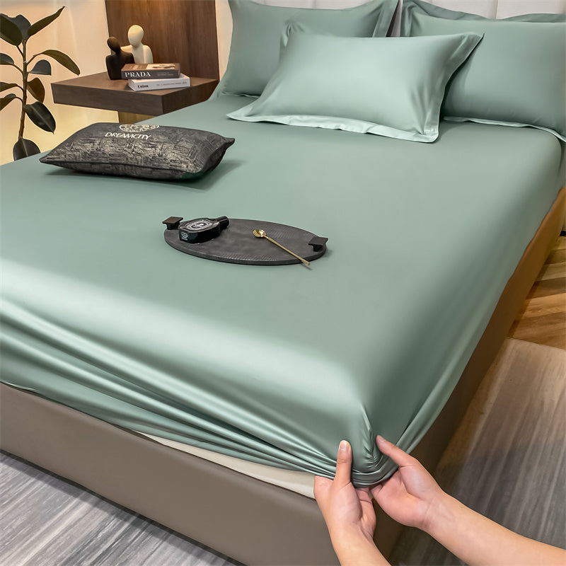 BowLift | CottonLuxe Fitted Sheet | 100% Cotton | Breathable & Skin-Friendly | Perfect Fit with All-Around Elastic
