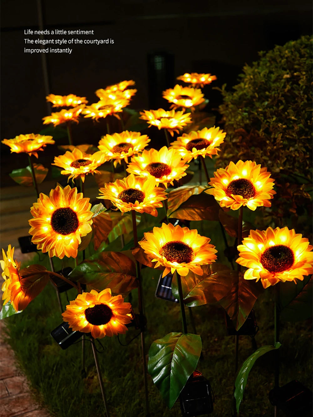 SolarBloom – Realistic Sunflower Garden Lamp for Outdoors Bowlift