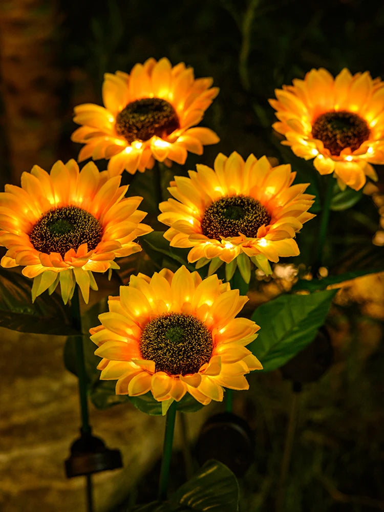 SolarBloom – Realistic Sunflower Garden Lamp for Outdoors Bowlift