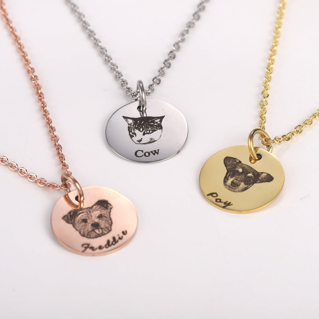 Custom Pet Memorial Necklace Bowlift