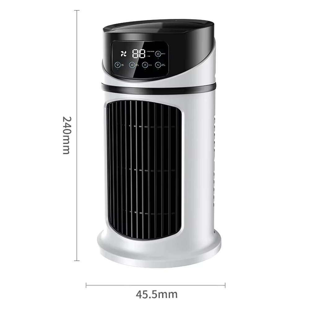 BowLift | ClimaÉlan AirCooler | 3-in-1 misting fan with humidifier & LED ambiance light