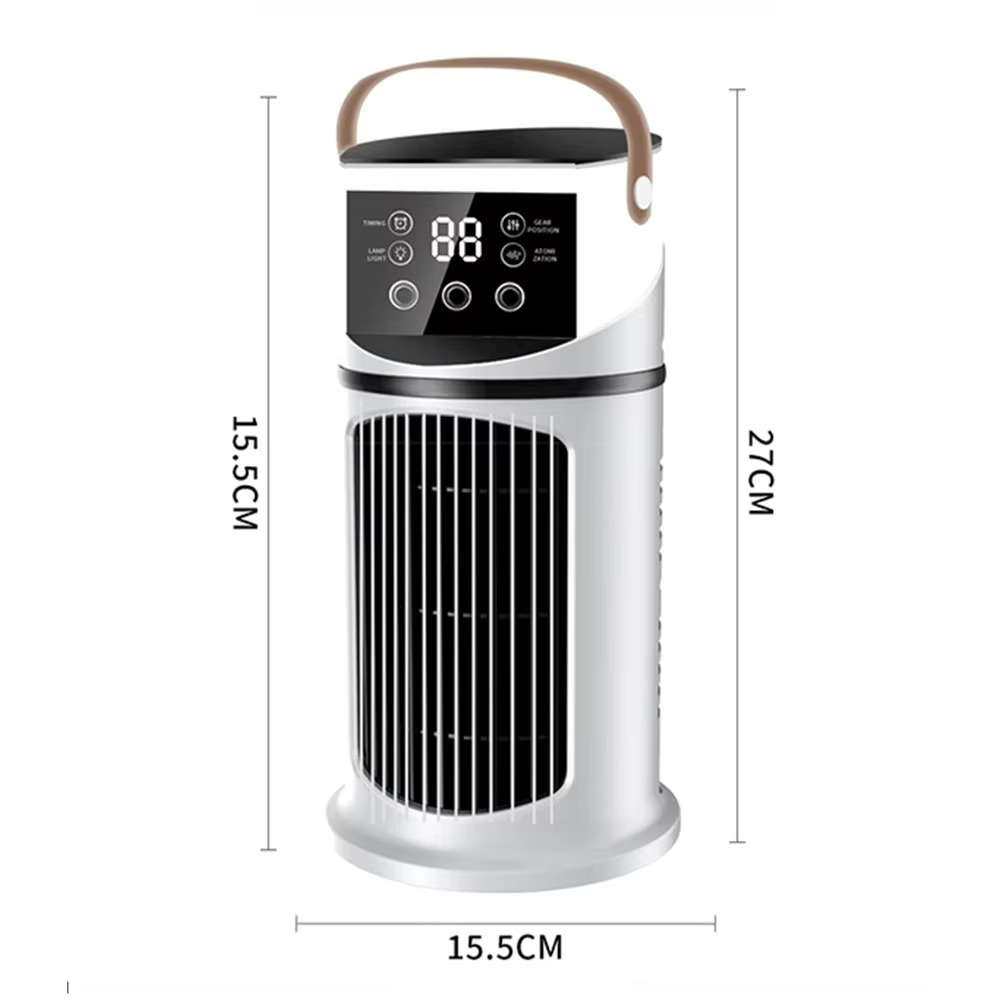 BowLift | ClimaÉlan AirCooler | 3-in-1 misting fan with humidifier & LED ambiance light