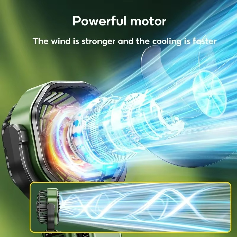 BowLift | VenturoX Camping Fan | Portable fan with 4 speeds and LED lighting