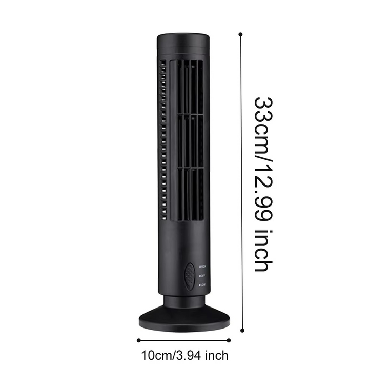 BowLift | Brisella AirFlow Fan | Bladeless design with USB power for style and safety