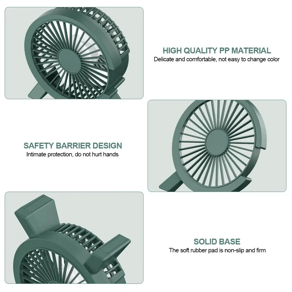 Mini Electric Portable Rechargeable and Silent Fan | Bowlift