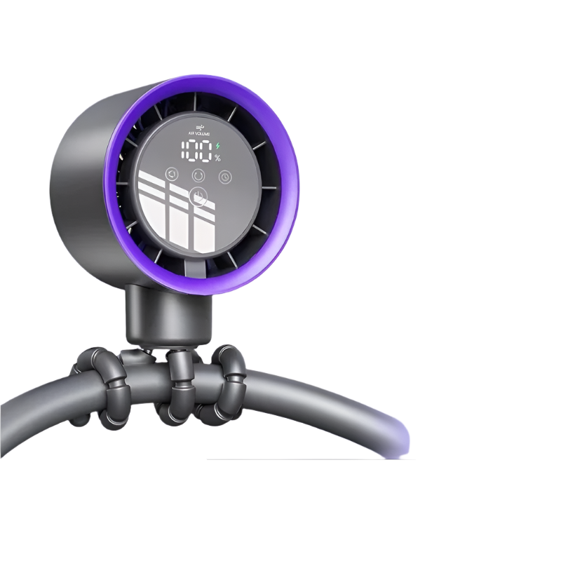 BowLift | Mini USB Fan with Battery, Flexible Mounting and Mobility