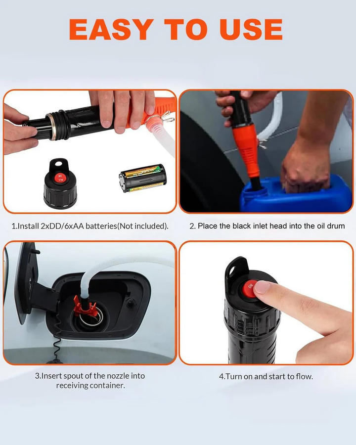 BowLift | Portable Electric Siphon Pump, Battery Powered Liquid Transfer Tool