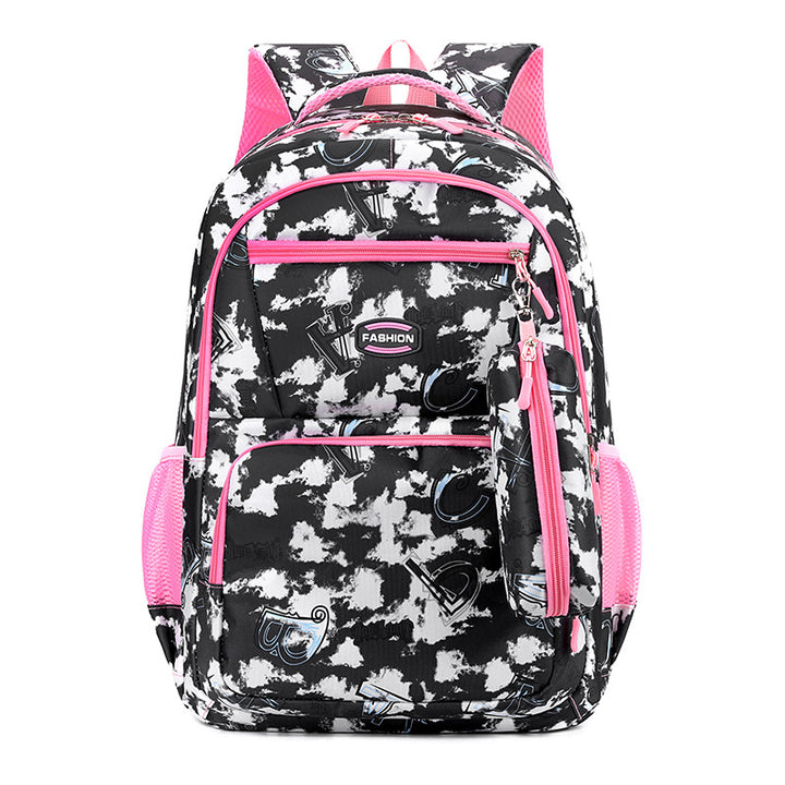 Backpack, 36–55 L, striped pattern, up to 16 inches