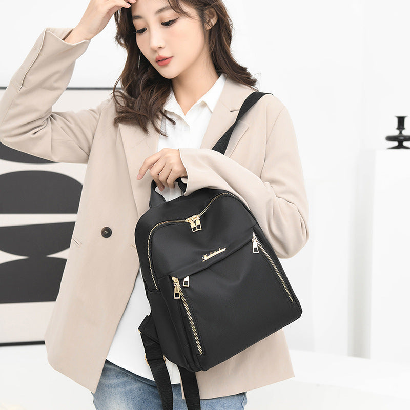 Women's backpack, lightweight, with theft protection